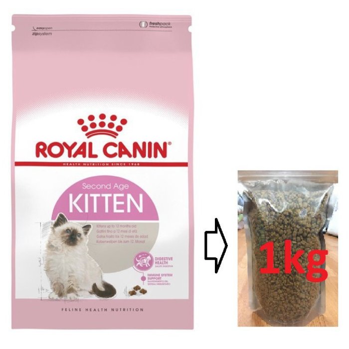 Thức ăn cho mèo Royal Canin Kitten là một sản phẩm trứ danh dành cho mèo con đến từ thương hiệu nổi tiếng về thức ăn dinh dưỡng cho thú cưng Royal Canin (Nguồn: Internet)