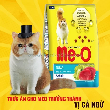 Men bia cũng giúp loại thức ăn cho mèo Me-o 350g cho boss trưởng thành có hương vị kích thích hơn, cung cấp các axit amin thiết yếu ở giá rẻ (Nguồn: Internet)